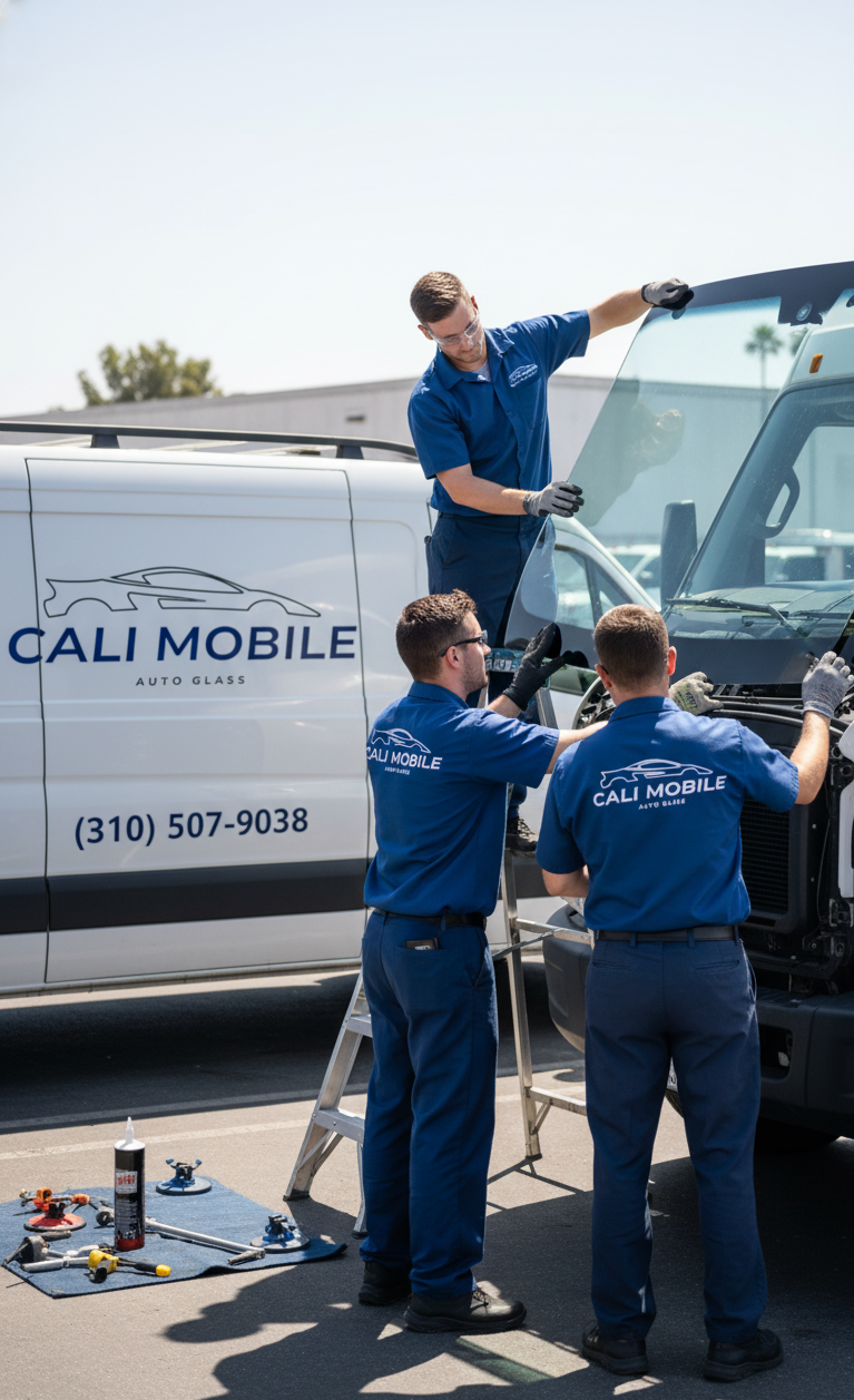 Commercial Auto Glass Service - Cali Mobile Auto Glass